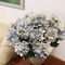 20" Hydrangea Bush - 7 Silk Flowers with Lifelike Leaves, Artificial Greenery, Perfect for Home, Office & Wedding Décor - Spring & Year-Round Accent, Floral Home by Artificial Flowers